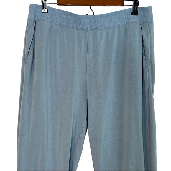 Soft Surroundings Rue Cler Straight Leg Lounge Pull-On Pants Size XL Grey Blue - Picture 3 of 9